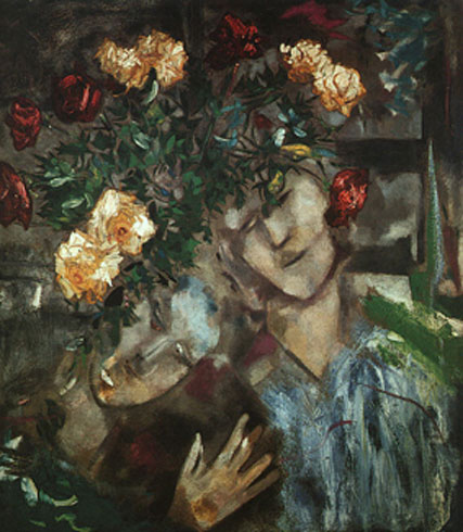 1927_chagall_Lovers_with_Flowers